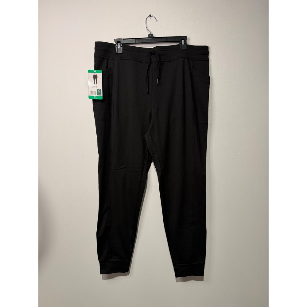 32 Degrees Heat Womens XL Black Joggers Thermal Lounge Pants NWT 1619992